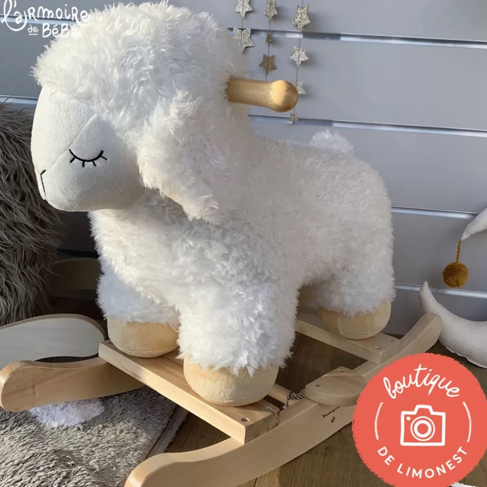 Mouton A Bascule - Blanc | Bloomingville Store