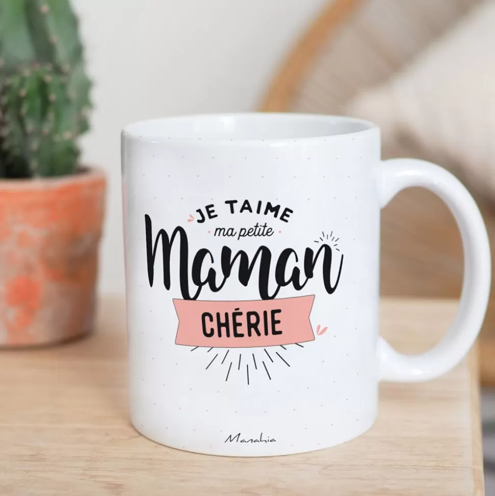 Mug Je T'Aime Ma Petite Maman Cherie - 320 Ml | Manahia Shop