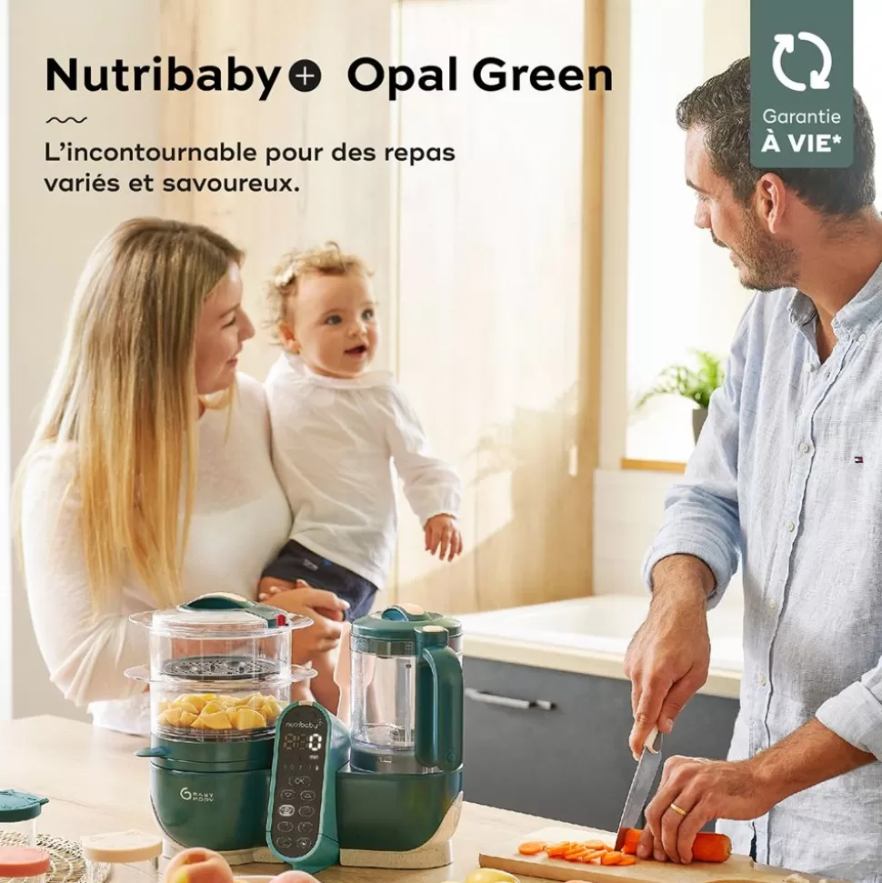 Nutribaby (+) - Opal Green | Babymoov Store