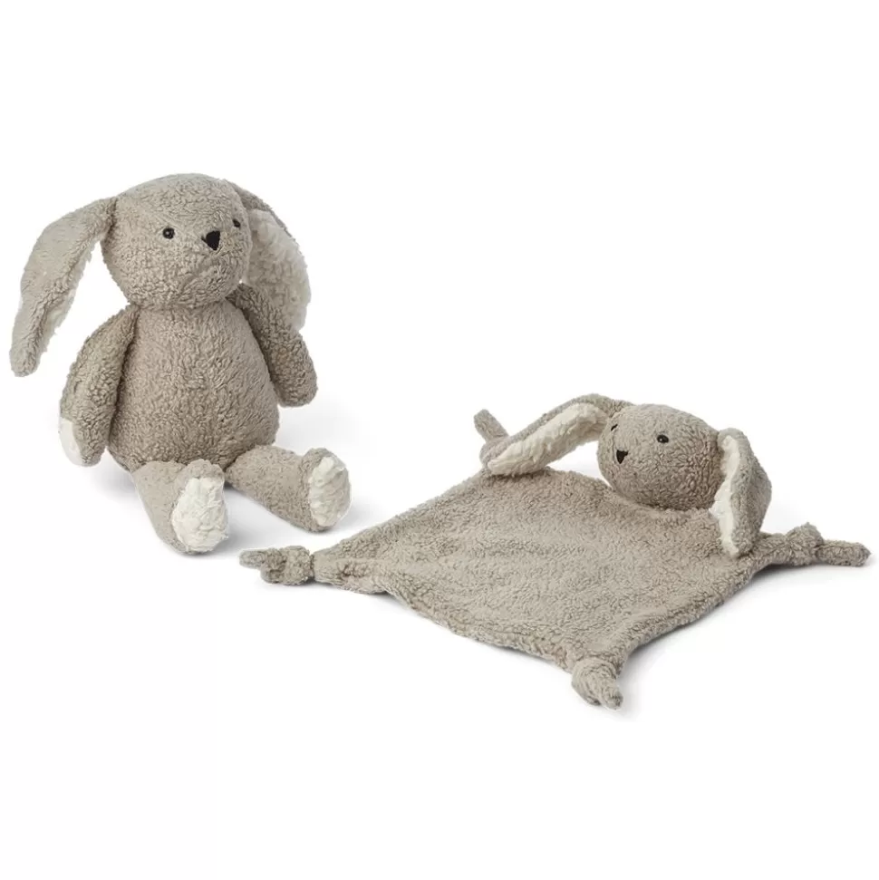 Pack Cadeau Ted Rabbit Pale Grey | Liewood Outlet