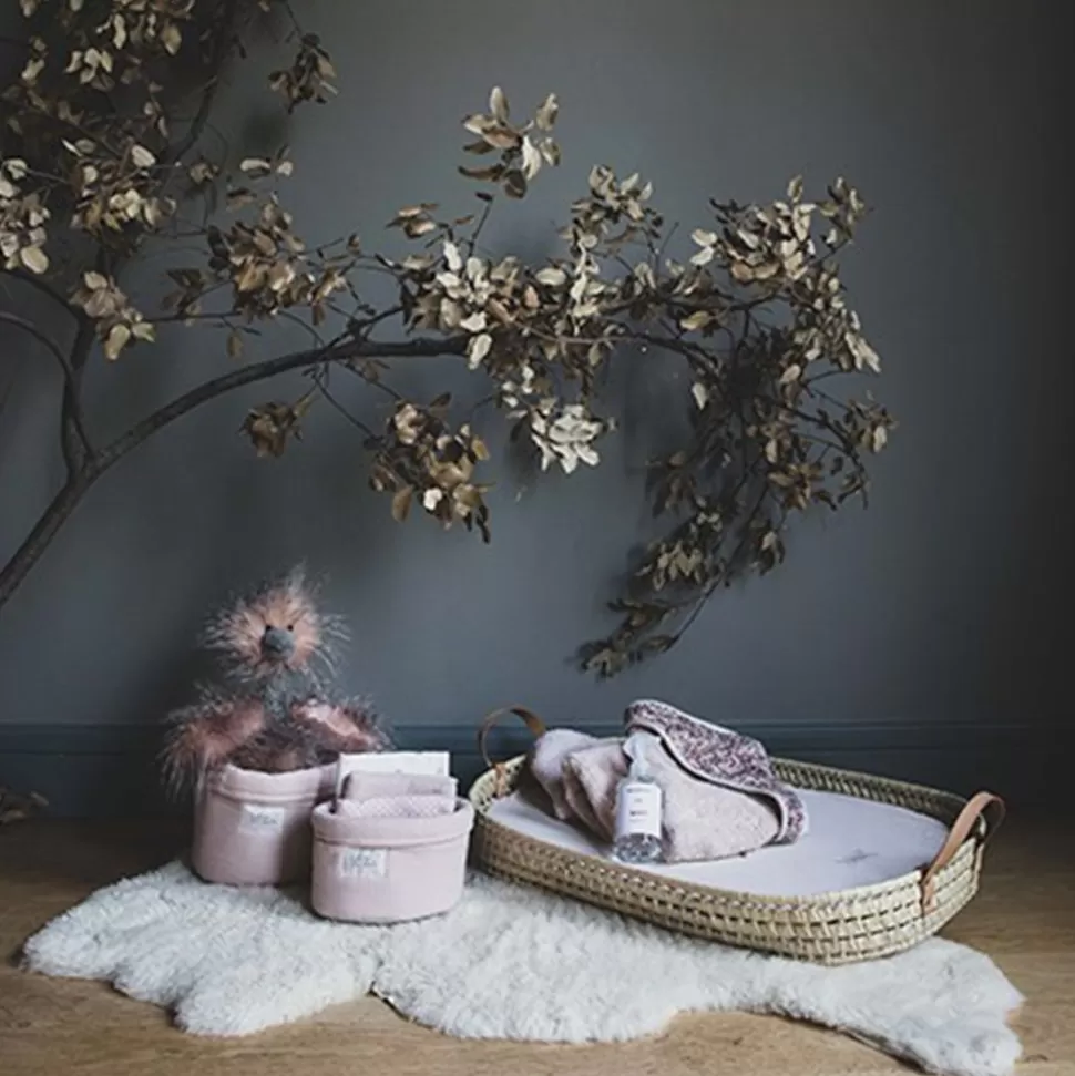 Panier A Langer Et Matelas - Naturel | Babyshower Online