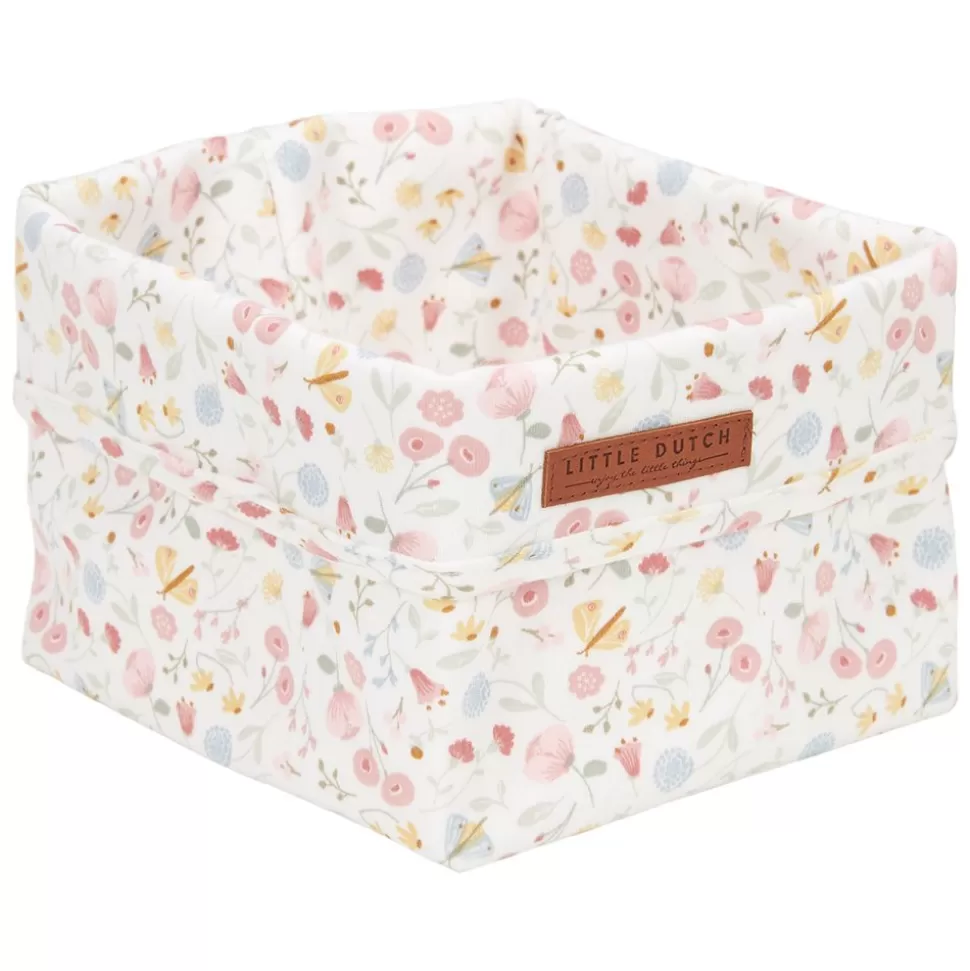 Panier De Commode Petit Flowers & Butterflies - Pink | Little Dutch Fashion