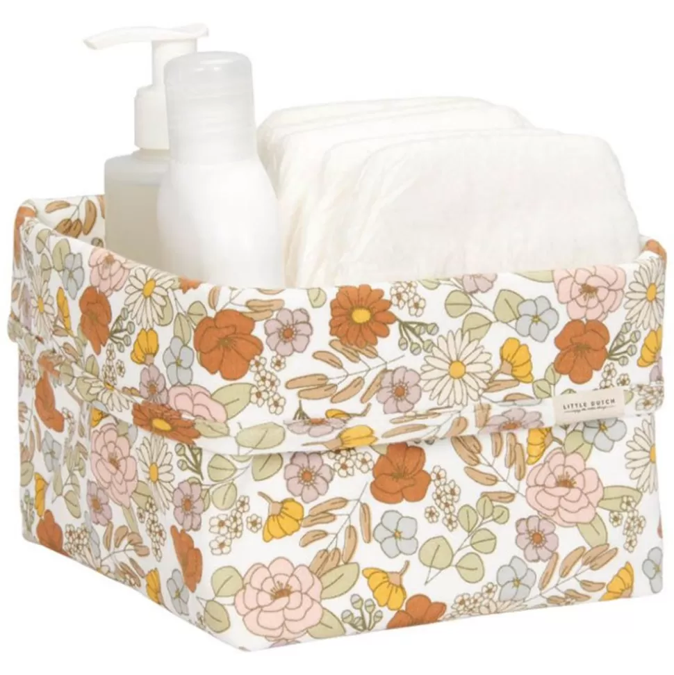 Panier De Commode Petit Vintage - Little Flowers | Little Dutch Shop