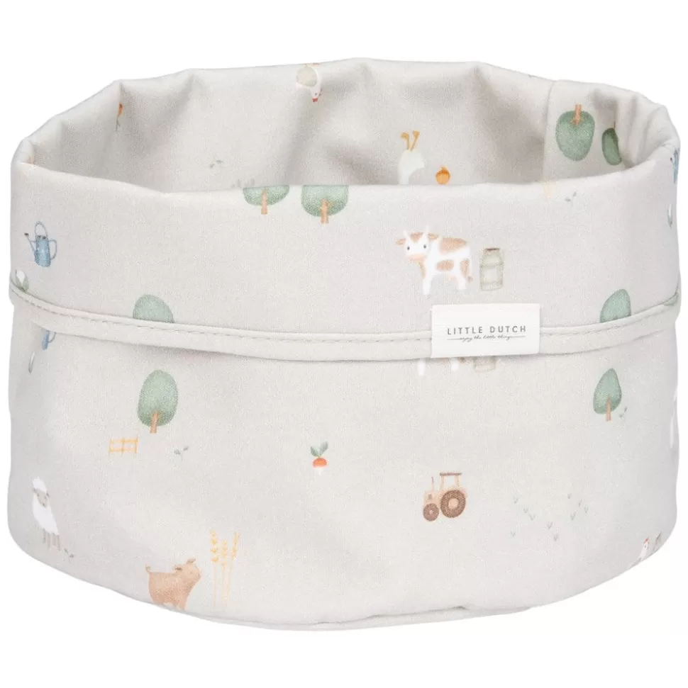 Panier De Commode Rond Little Farm | Little Dutch Outlet