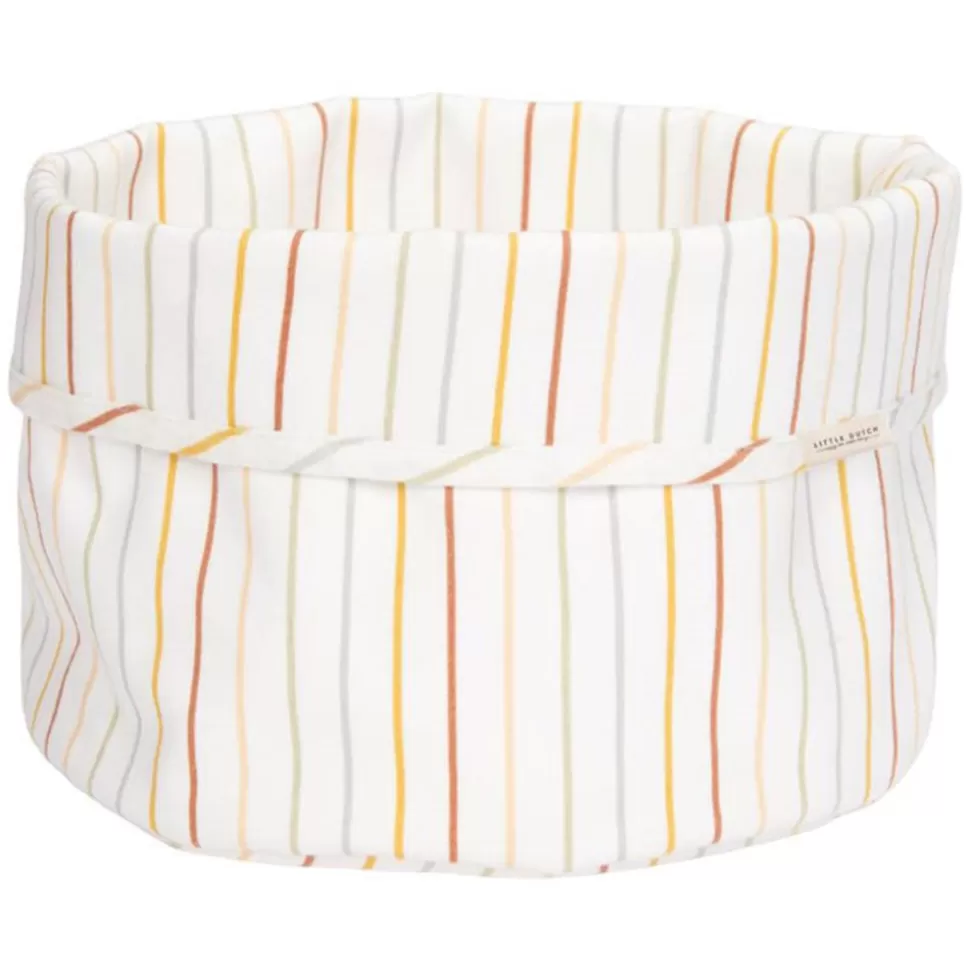 Panier De Commode Rond Vintage - Sunny Stripes | Little Dutch Fashion