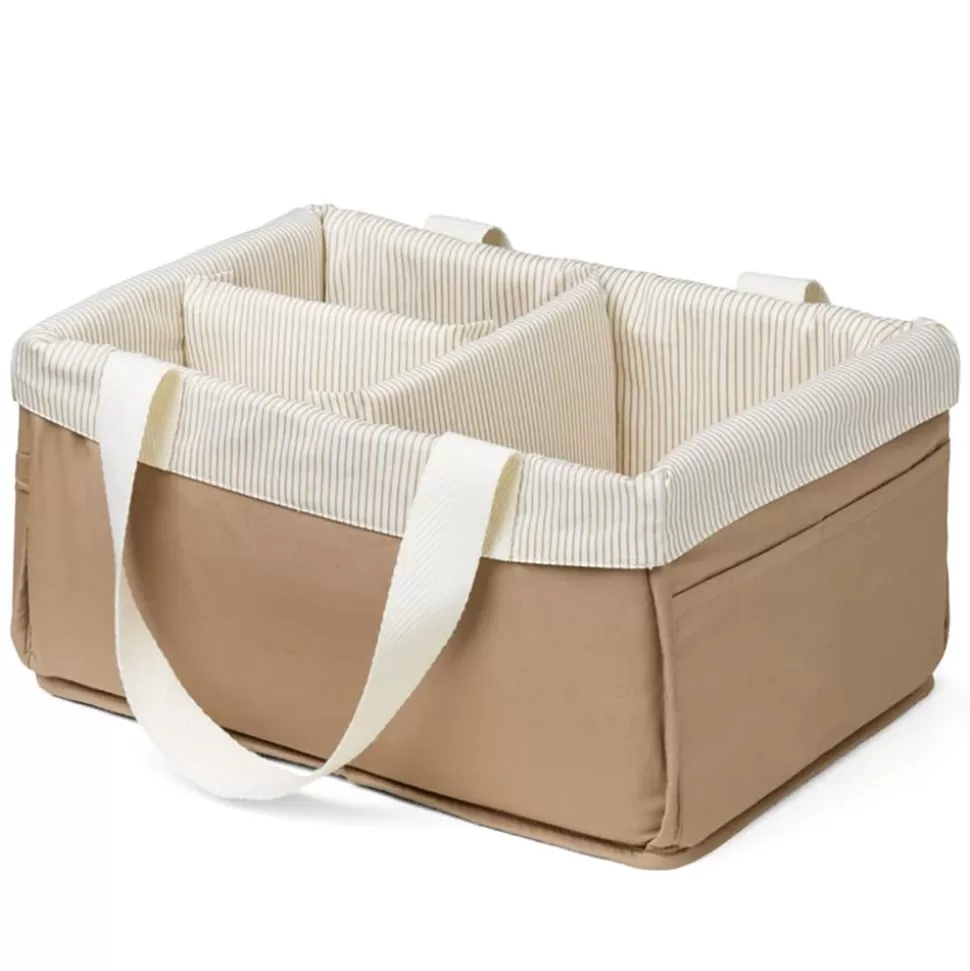 Panier De Rangement - Classic Stripes Camel | Camcam Copenhagen Sale