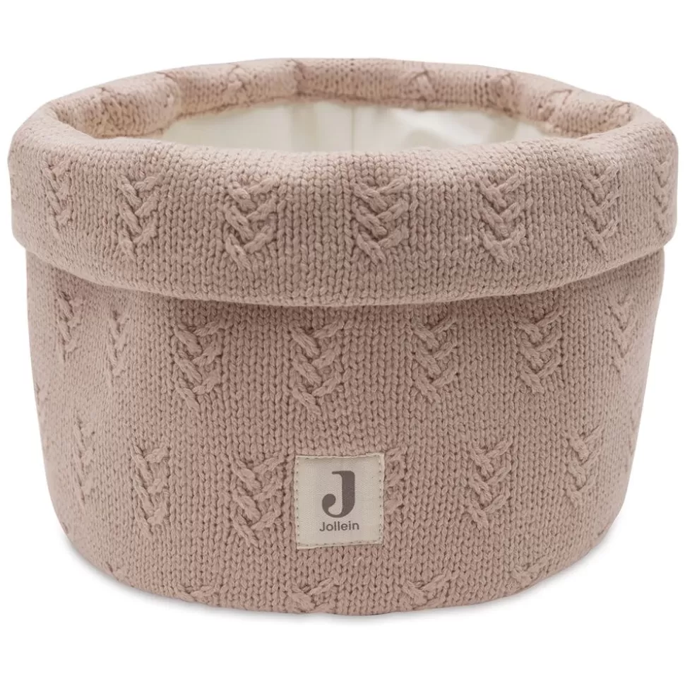 Panier De Rangement Grain Knit - Wild Rose | Jollein Fashion