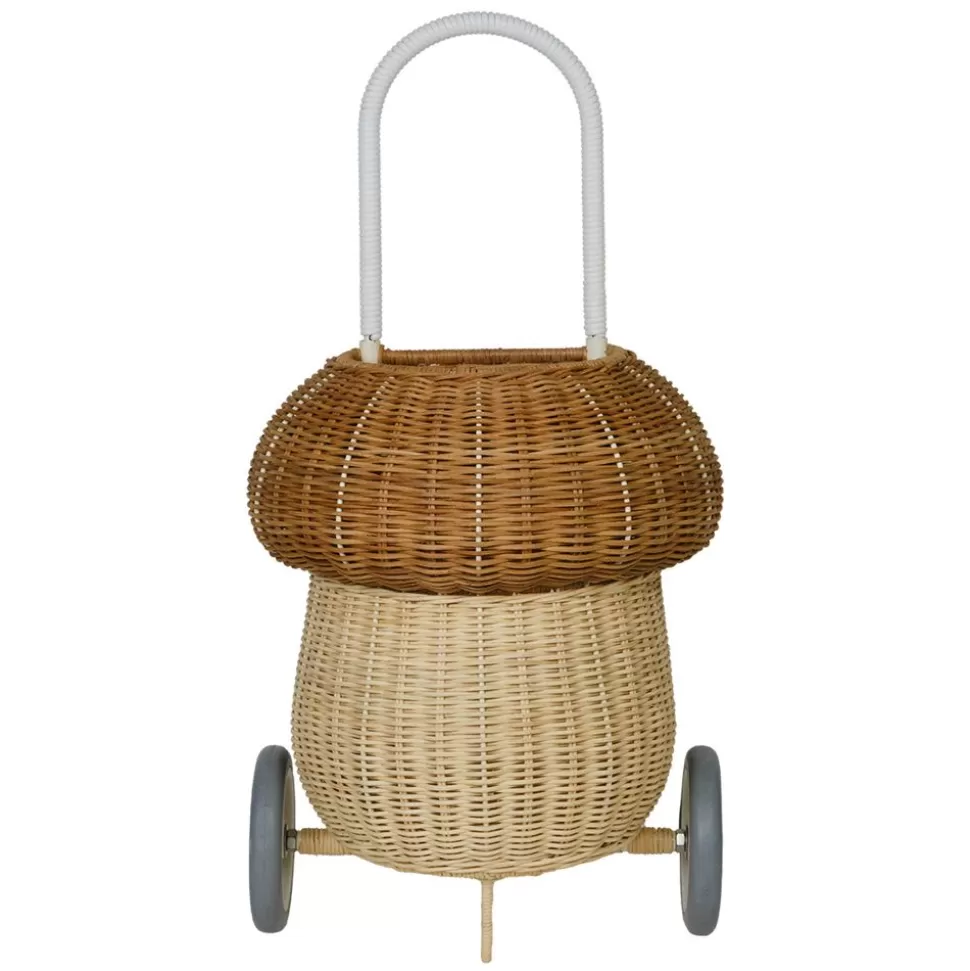 Panier Enfant En Rotin Luggy Champignon - Naturel | Olli Ella Store