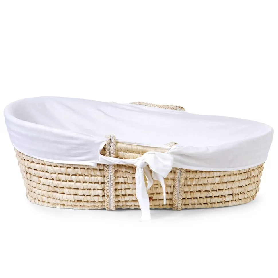 Panier Moise Matelas Et Habillage - Jersey Ecru | Childhome Outlet