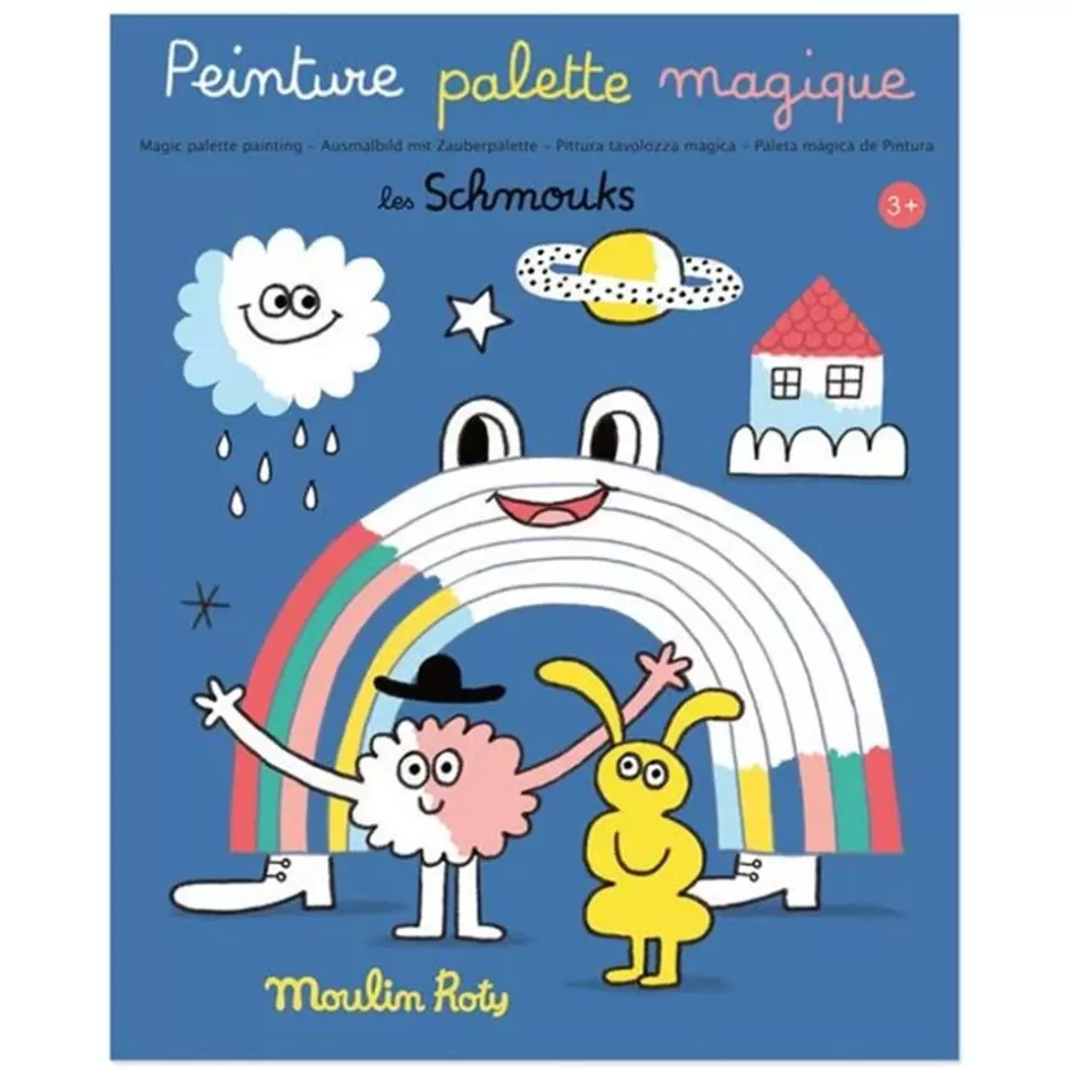 Peinture Palette Magique - Les Schmouks | Moulin Roty Outlet