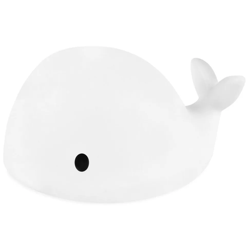 Petite Veilleuse Baleine Moby - Blanc | Flow Best