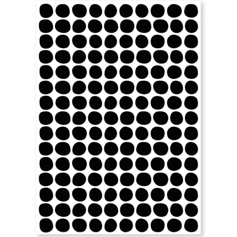 Planche De Stickers - Pois Noir | Lilipinso Flash Sale