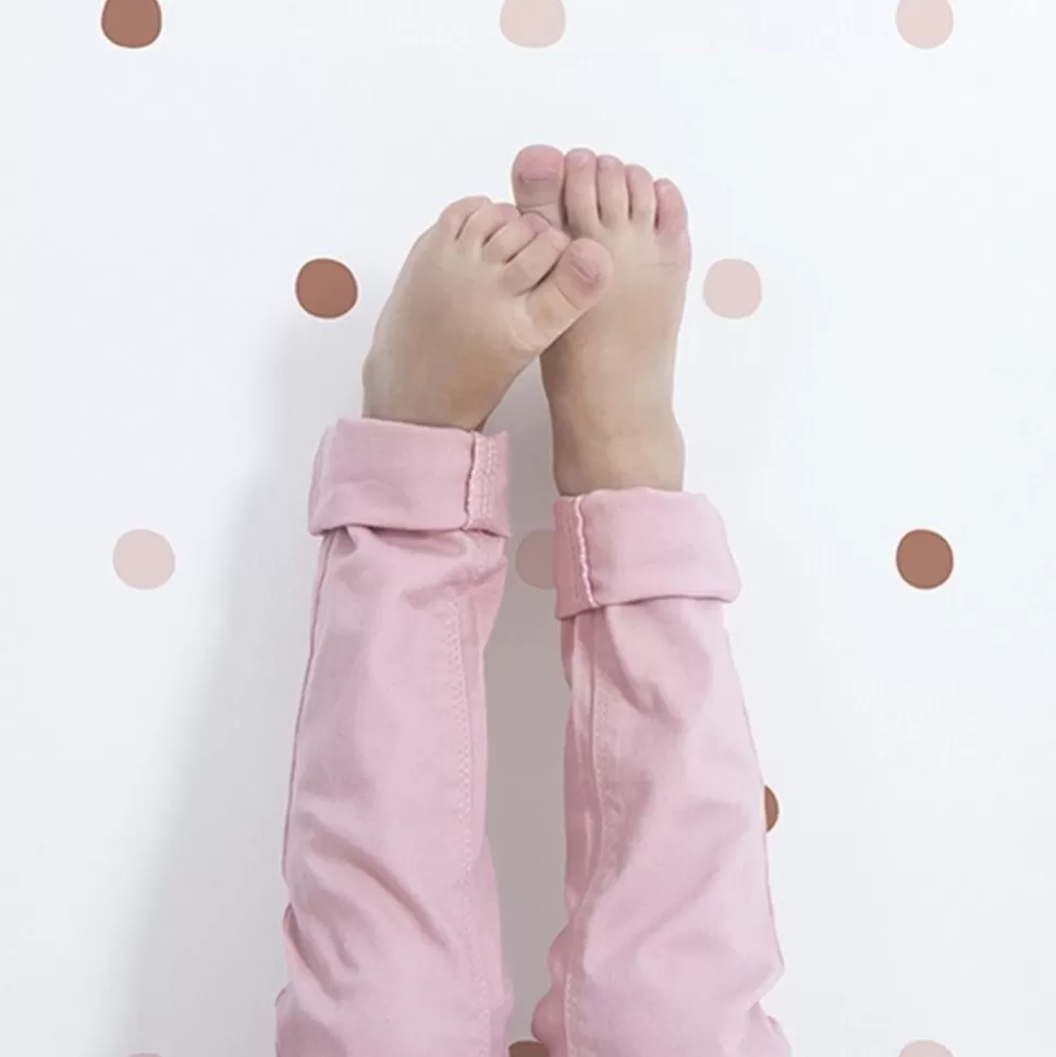 Planche De Stickers - Pois Rose Pearl | Lilipinso New