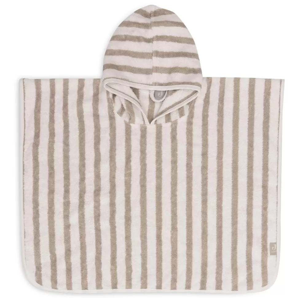 Poncho De Bain Stripe Olive Green - 1/4 Ans | Jollein Discount