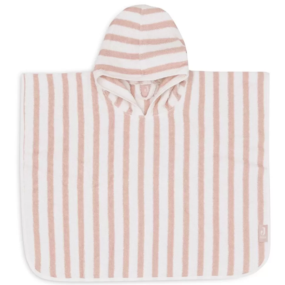 Poncho De Bain Stripe Wild Rose - 1/4 Ans | Jollein Store