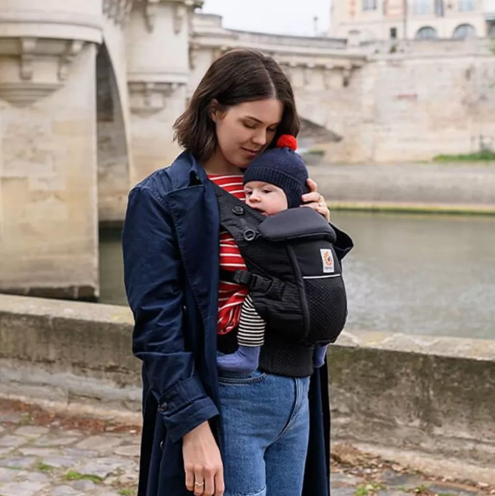 Porte-Bebe Adapt Softflex Mesh - Noir Onyx | Ergobaby Online