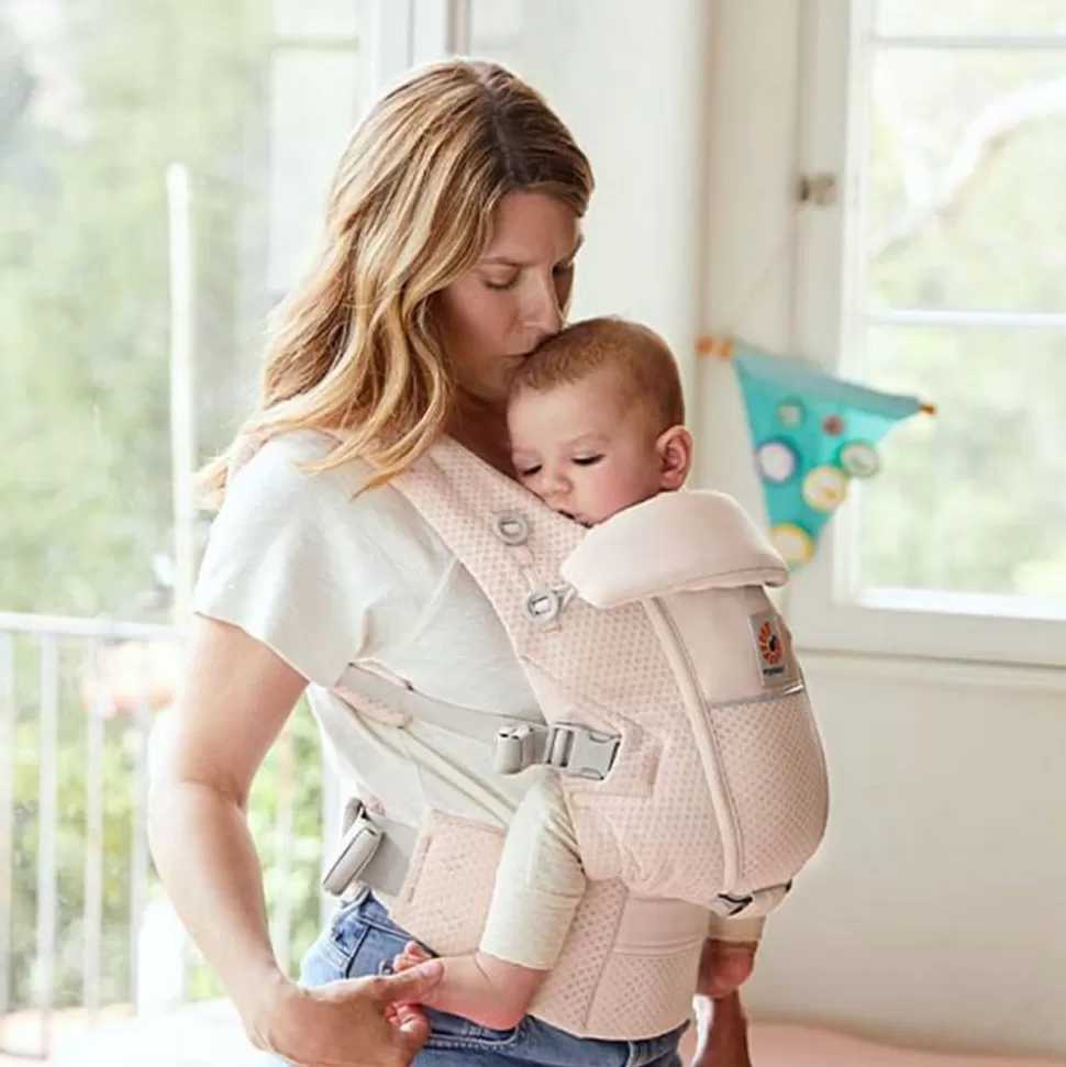 Porte-Bebe Adapt Softflex Mesh - Quartz Rose | Ergobaby Outlet