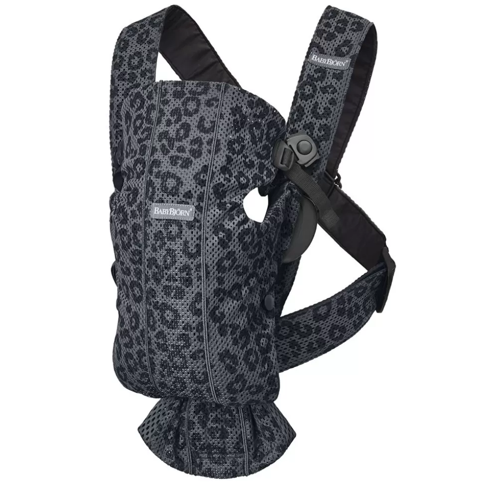 Porte-Bebe Mini 3D Mesh - Leopard Anthracite | BabyBjörn Cheap