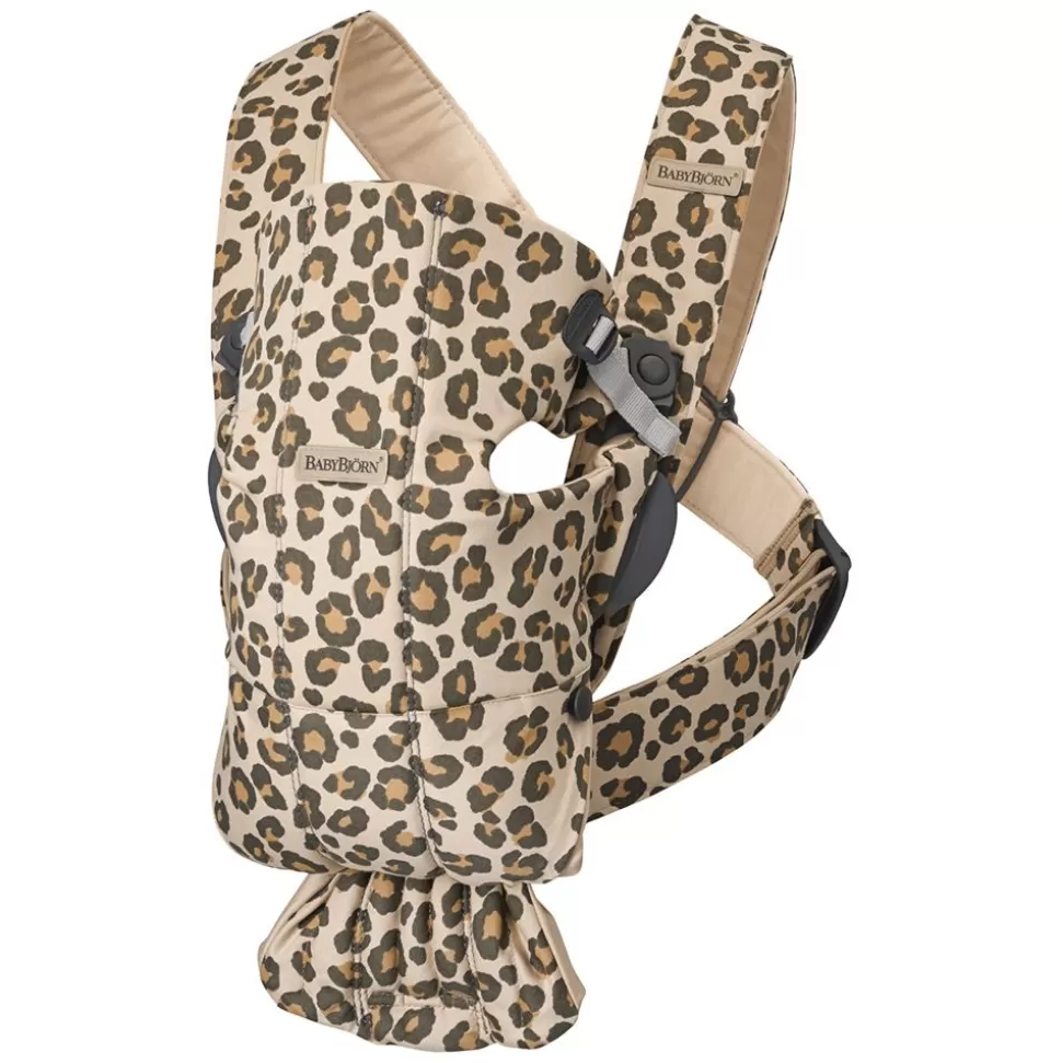 Porte-Bebe Mini Coton - Leopard Beige | BabyBjörn Flash Sale