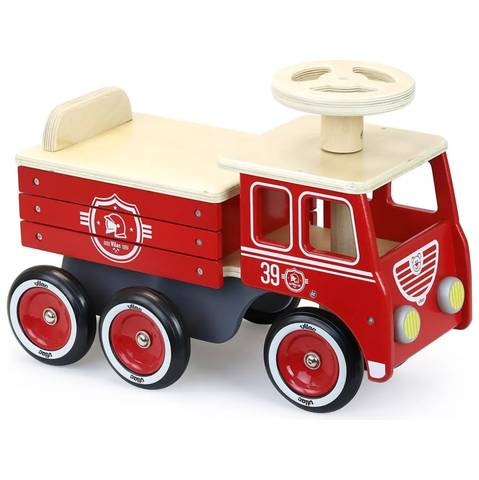 Porteur Camion De Pompiers | Vilac Clearance