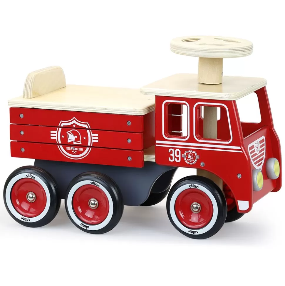 Porteur Camion De Pompiers | Vilac Clearance