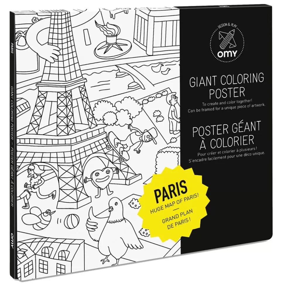 Poster A Colorier - Paris | Omy Fashion