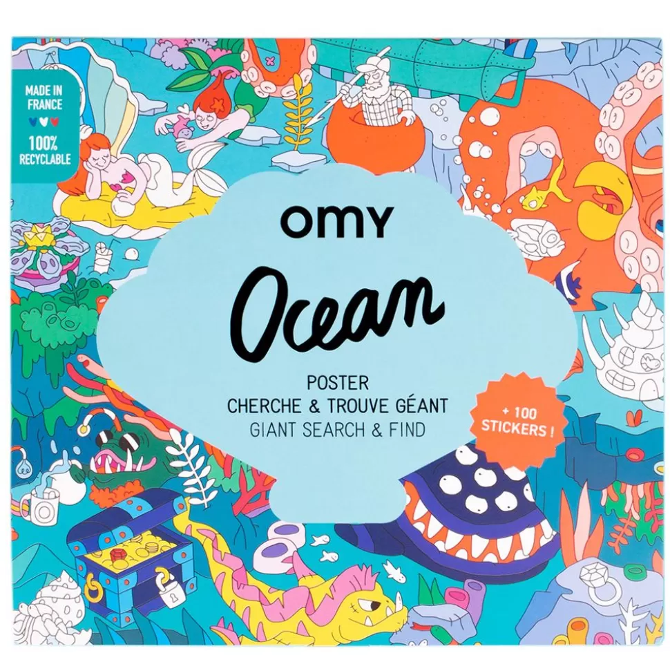 Poster A Sticker - Ocean | Omy Outlet