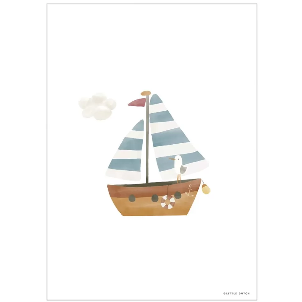 Poster Sailors Bay - Blue | Little Dutch Store