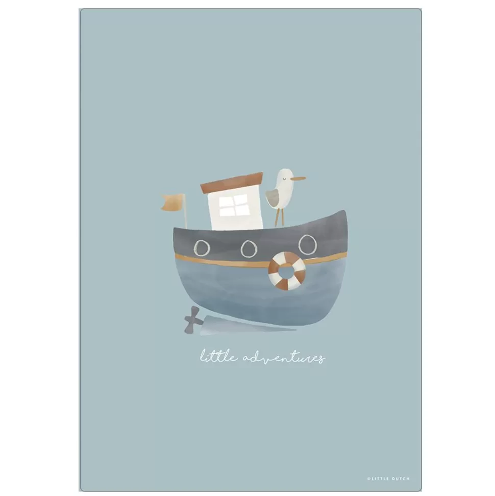 Poster Sailors Bay - Blue | Little Dutch Store