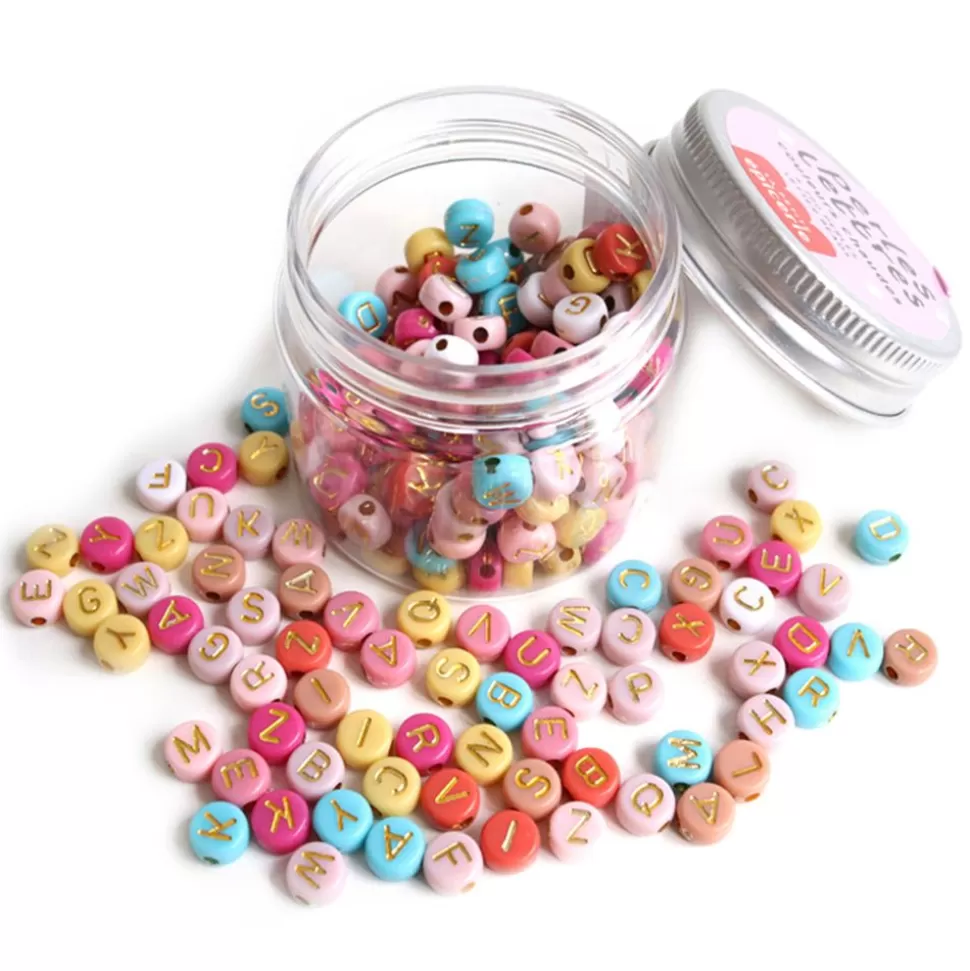 Pot De Perles Lettres - Couleurs Chaudes | La Petite Epicerie Best