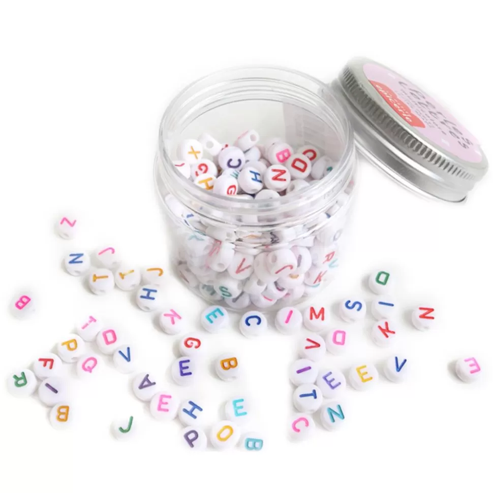 Pot De Perles Lettres - Multicolore Et Blanc | La Petite Epicerie Best Sale