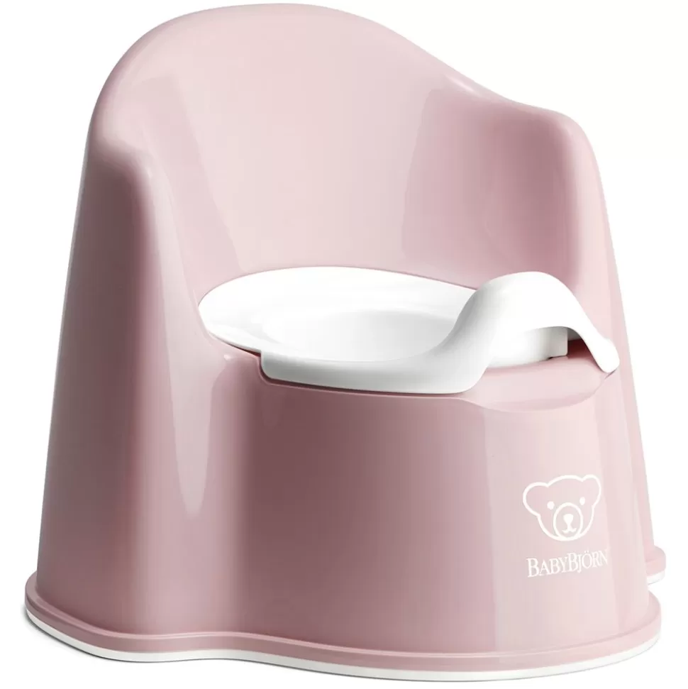 Pot Fauteuil - Rose Pastel Et Blanc | BabyBjörn New