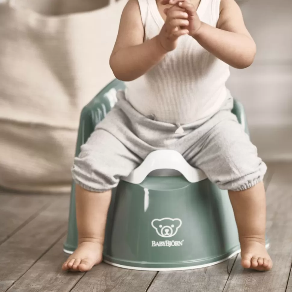 Pot Fauteuil - Vert Profond Et Blanc | BabyBjörn Cheap