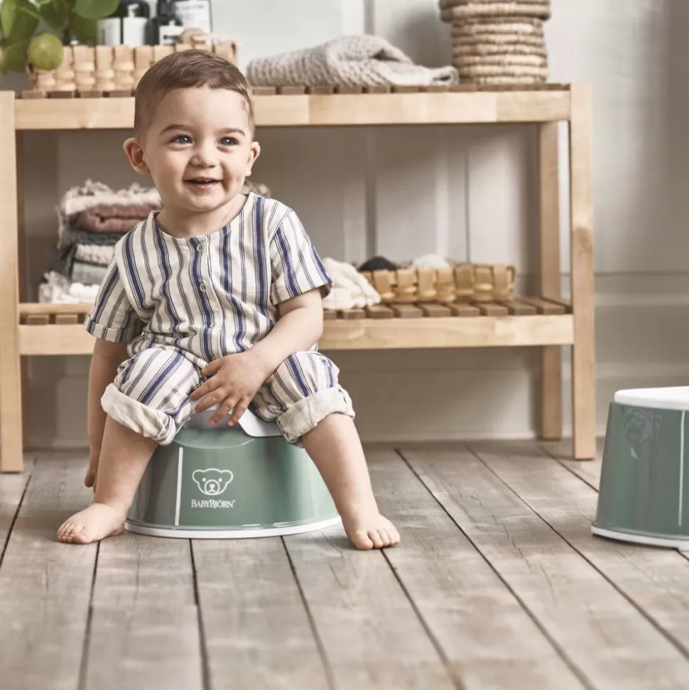 Pot Smart - Vert Profond Et Blanc | BabyBjörn Discount