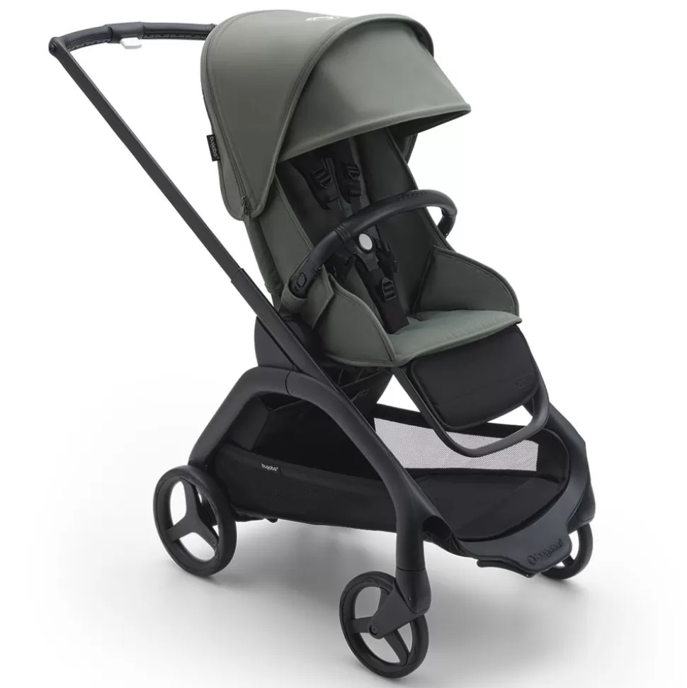 Poussette Citadine Complete Dragonfly Chassis Noir - Vert Foret | Bugaboo Best