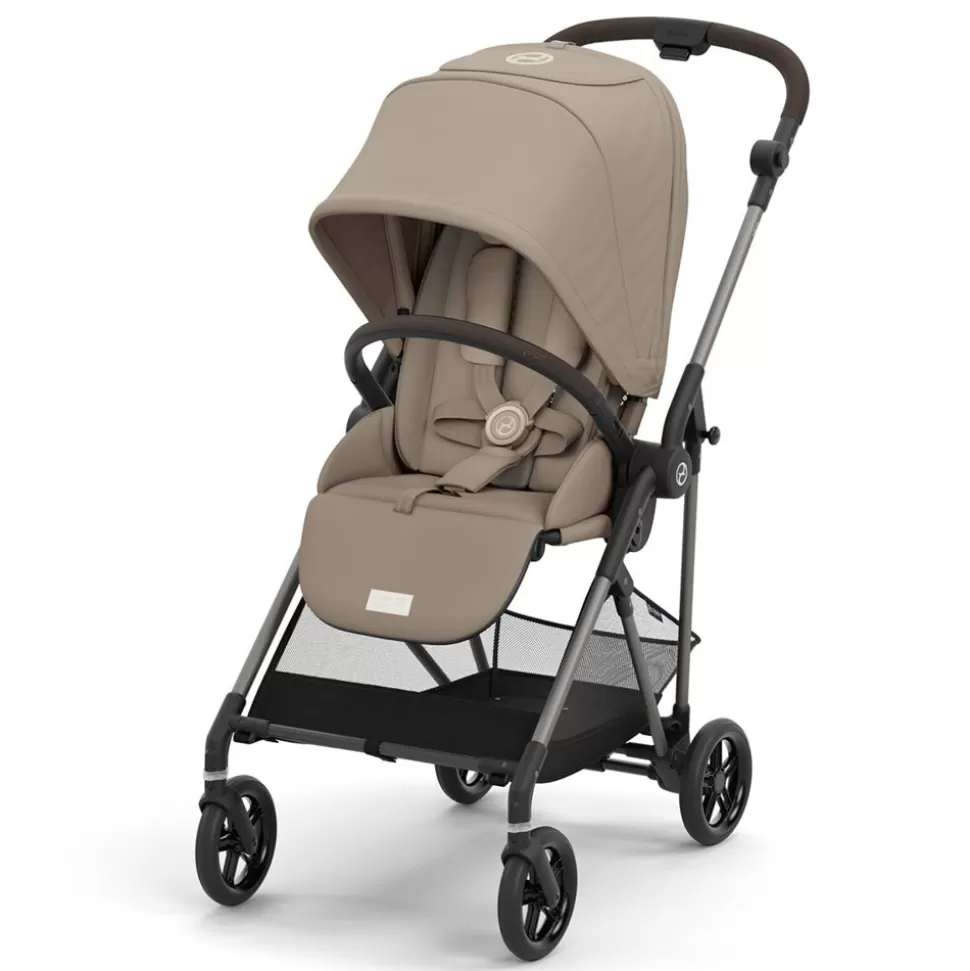 Poussette Citadine Melio 4 Chassis Tpe - Almond Beige | Cybex Online