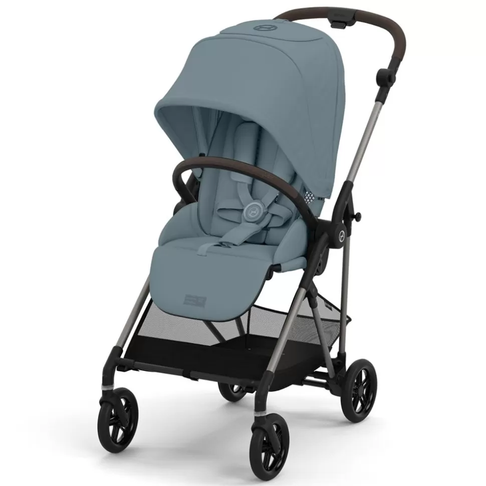 Poussette Citadine Melio 4 Chassis Tpe - Stormy Blue | Cybex Cheap