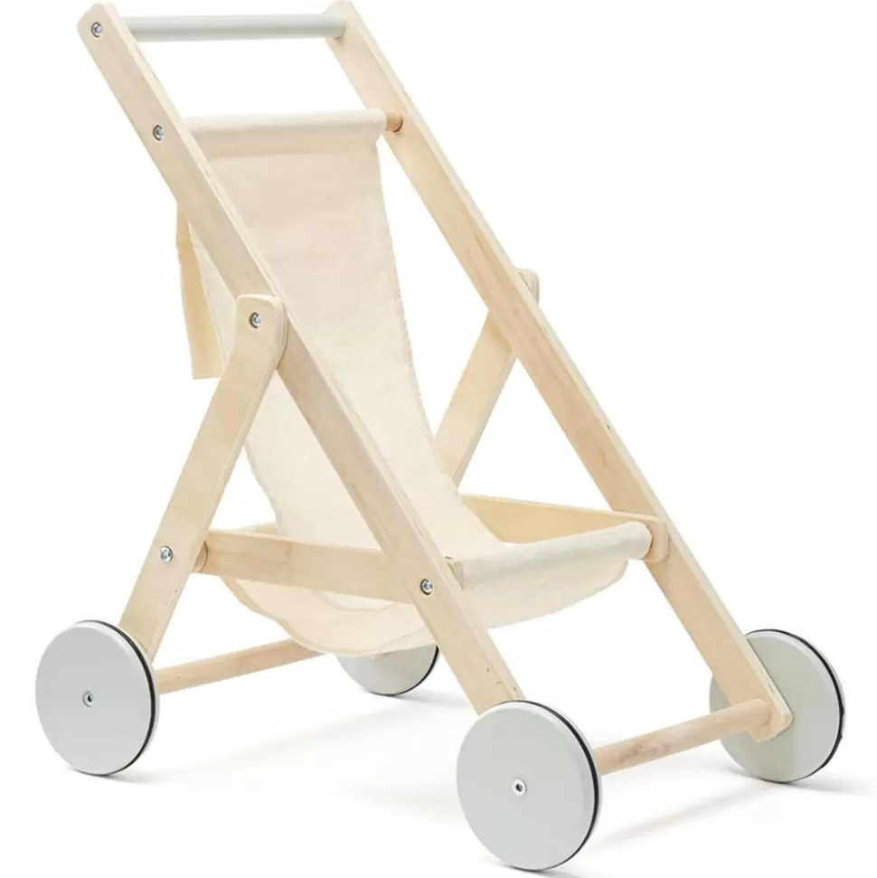 Poussette En Bois - Nature | Kid's Concept Outlet