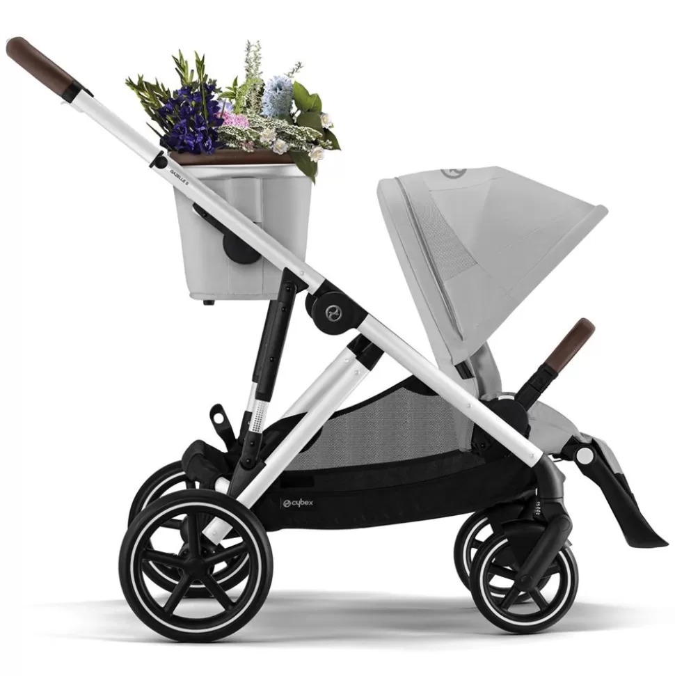 Poussette Evolutive Gazelle S Chassis Silver - Lava Grey | Cybex Shop