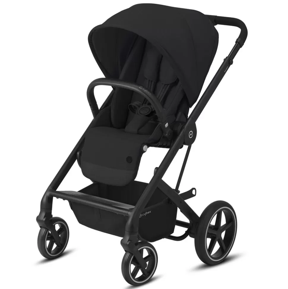 Poussette Trio Balios S Lux Cadre Noir Nacelle S Et Siège Auto Aton B2 I-Size - Deep Black | Cybex Best