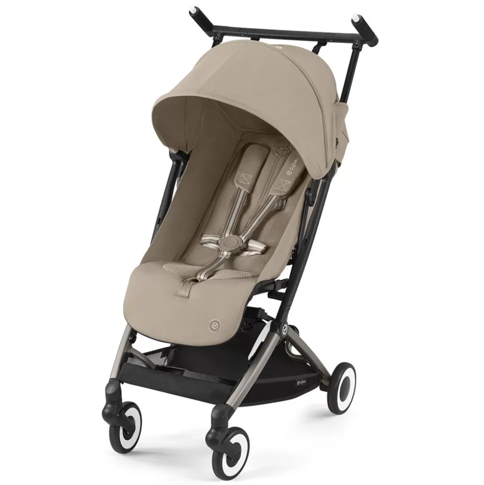 Poussette Ultra-Compacte Libelle Chassis Taupe - Almond Beige | Cybex Cheap