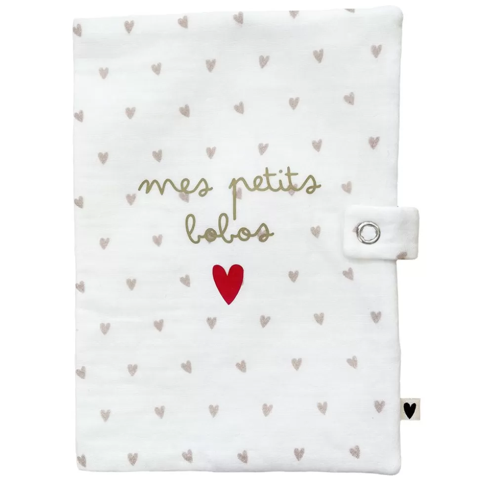 Protege-Carnet De Sante - Coeurs Mes Petits Bobos | Atelier Wagram Sale