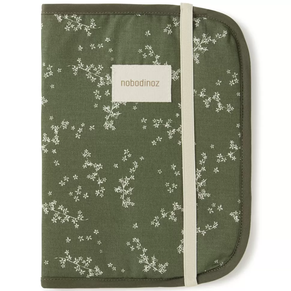 Protege-Carnet De Sante Stories - Green Jasmine | Nobodinoz Fashion