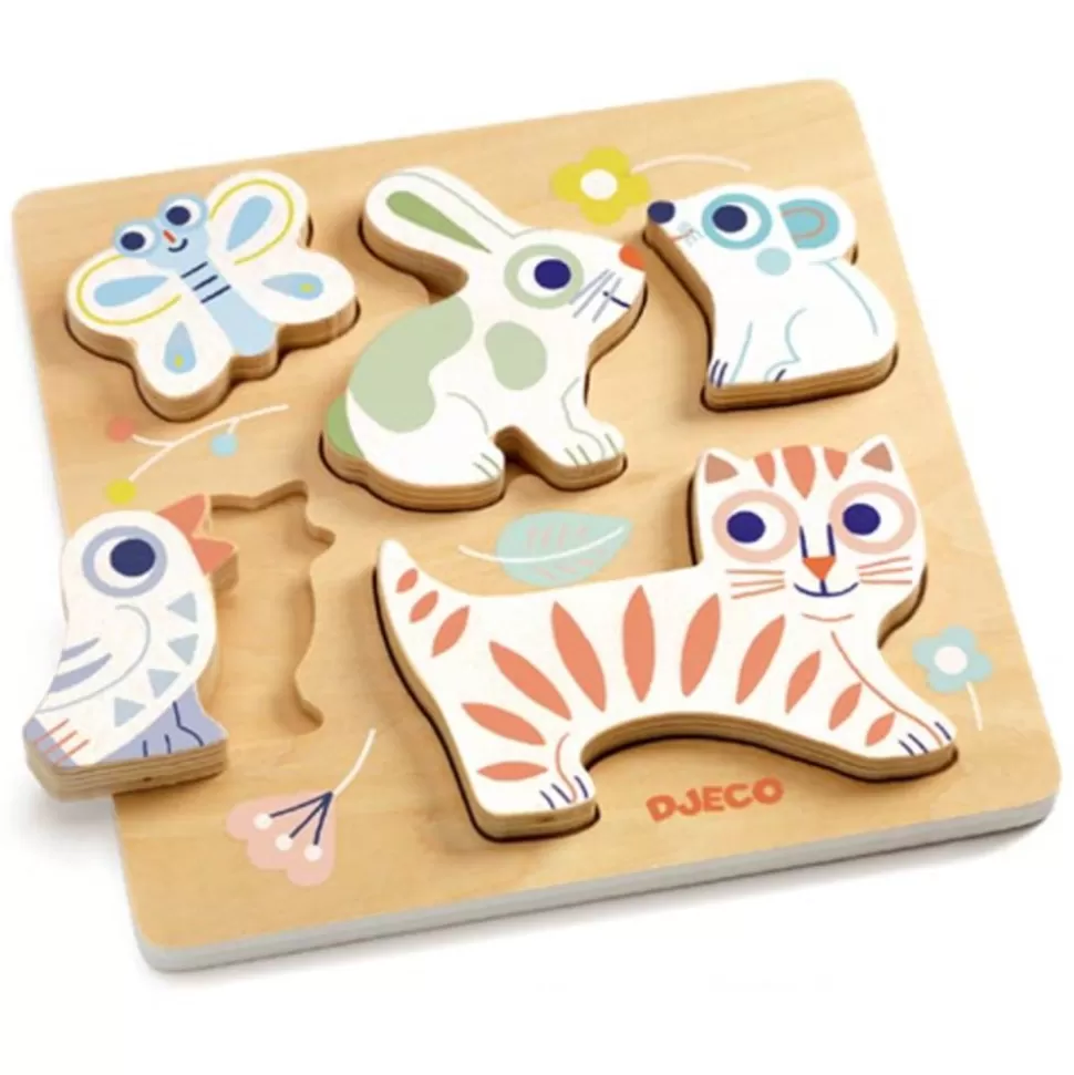 Puzzle Encastrable Babyanimali | Djeco Online