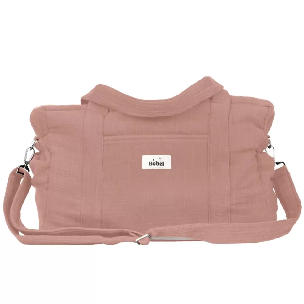 Sac À Langer Effet Lin 24/48H - Terracotta | BEBEL Discount