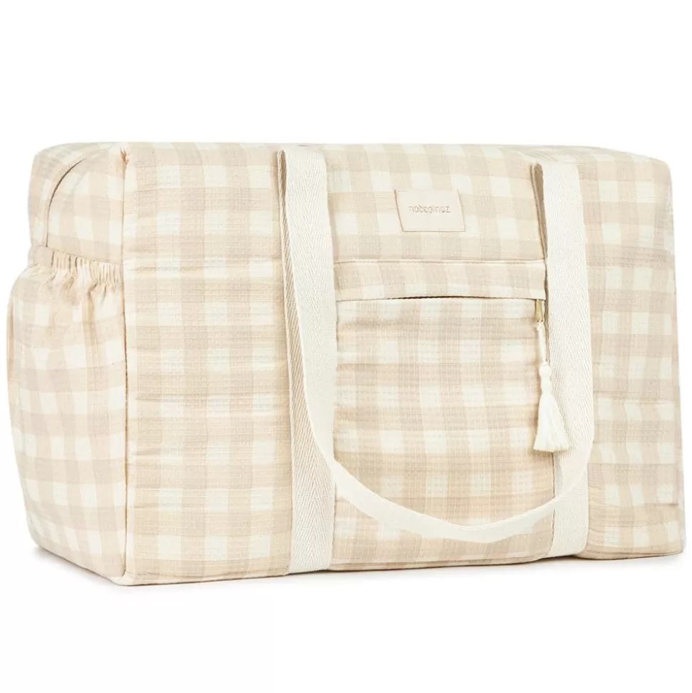 Sac À Langer Opera - Ivory Checks | Nobodinoz Cheap