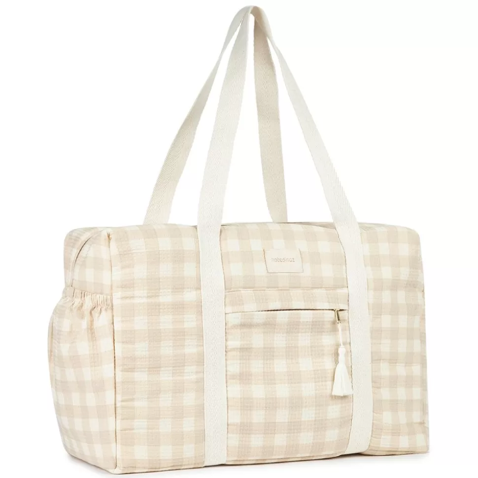 Sac À Langer Opera - Ivory Checks | Nobodinoz Cheap