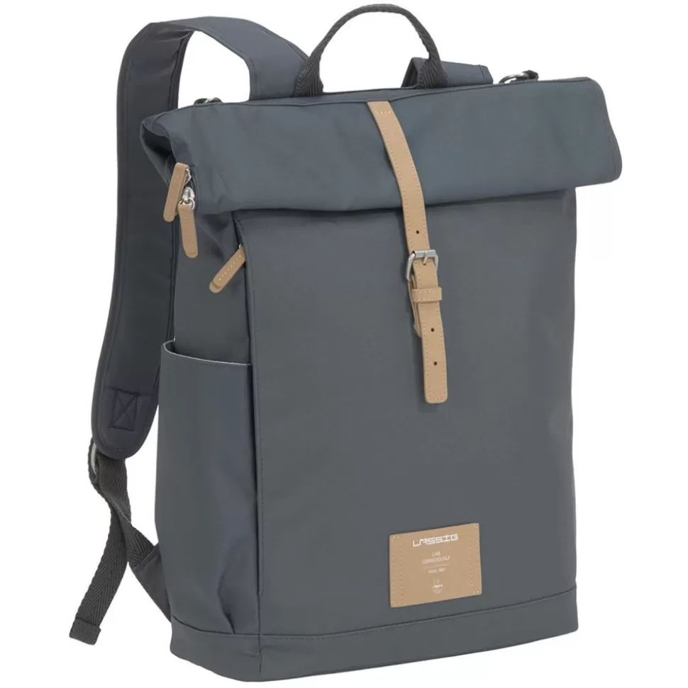 Sac A Dos A Langer Rolltop Green Label - Anthracite | LÄSSIG Store