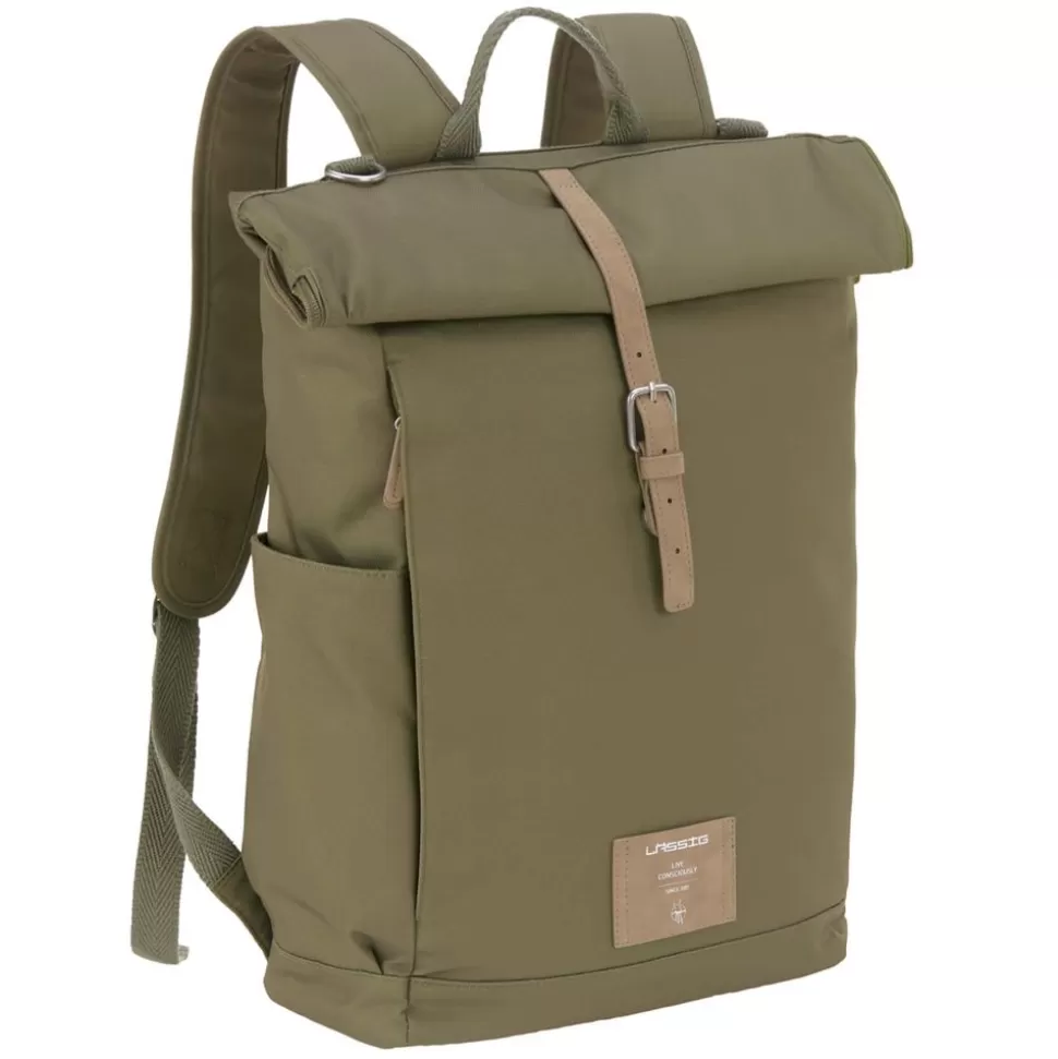 Sac A Dos A Langer Rolltop Green Label - Vert Olive | LÄSSIG Online