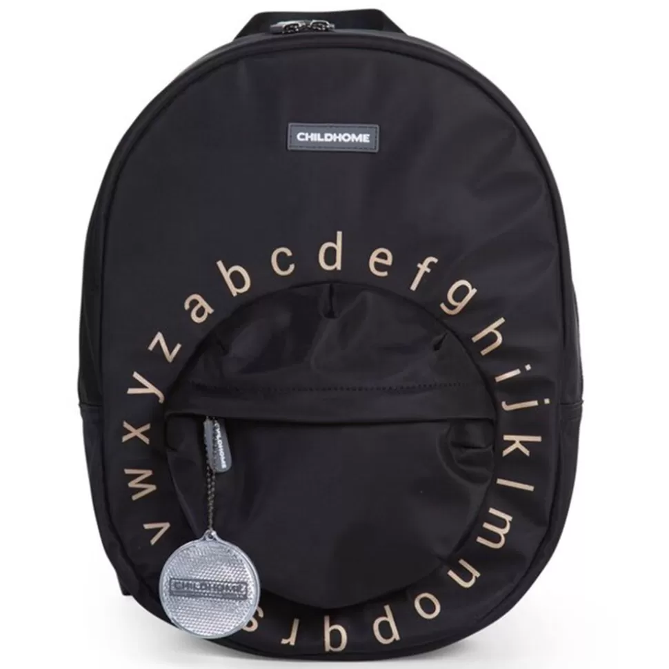 Sac A Dos Abc - Noir Et Or | Childhome Shop